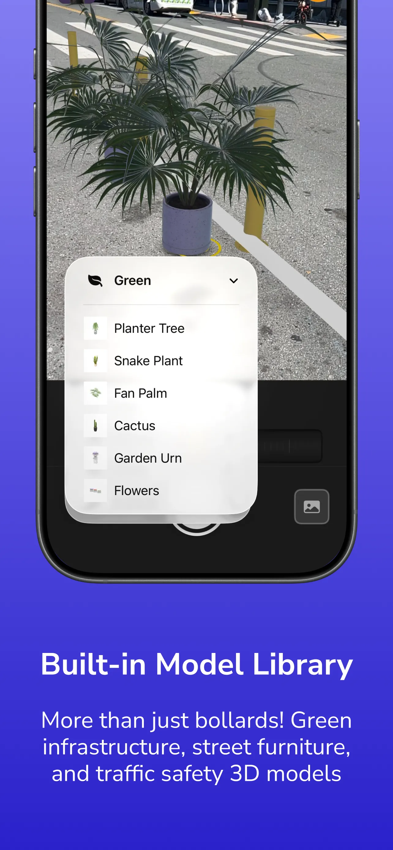 Bollard Buddy built-in model library